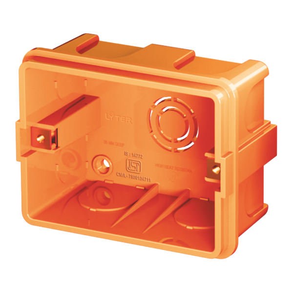 Horizon Flush Mounting Plastic Gang Box 3m
