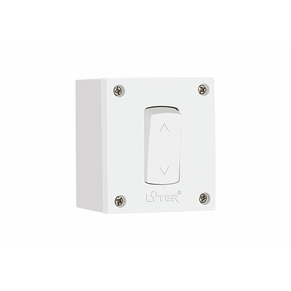 2 Way Alpha 16a Heavy Duty Switch with Mounting Box Pack