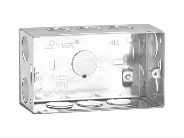 4m Flush Mounting Metal Gang Boxes Stainless Steel Ss 141x84x58