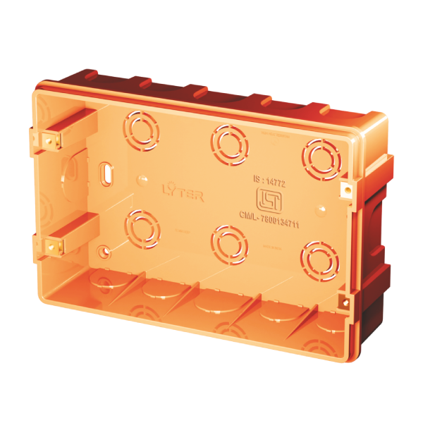 Horizon Flush Mounting Plastic Gang Box 12m