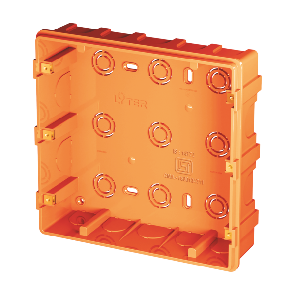 Horizon Flush Mounting Plastic Gang Box 18m Module