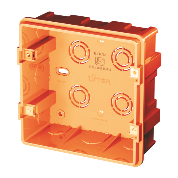 Horizon Flush Mounting Plastic Gang Box 8m V