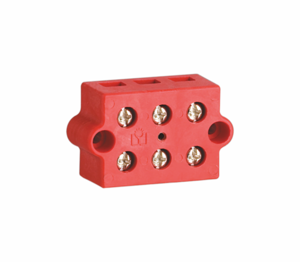 Secura Terminal Block 6a 3 Way Without Cover