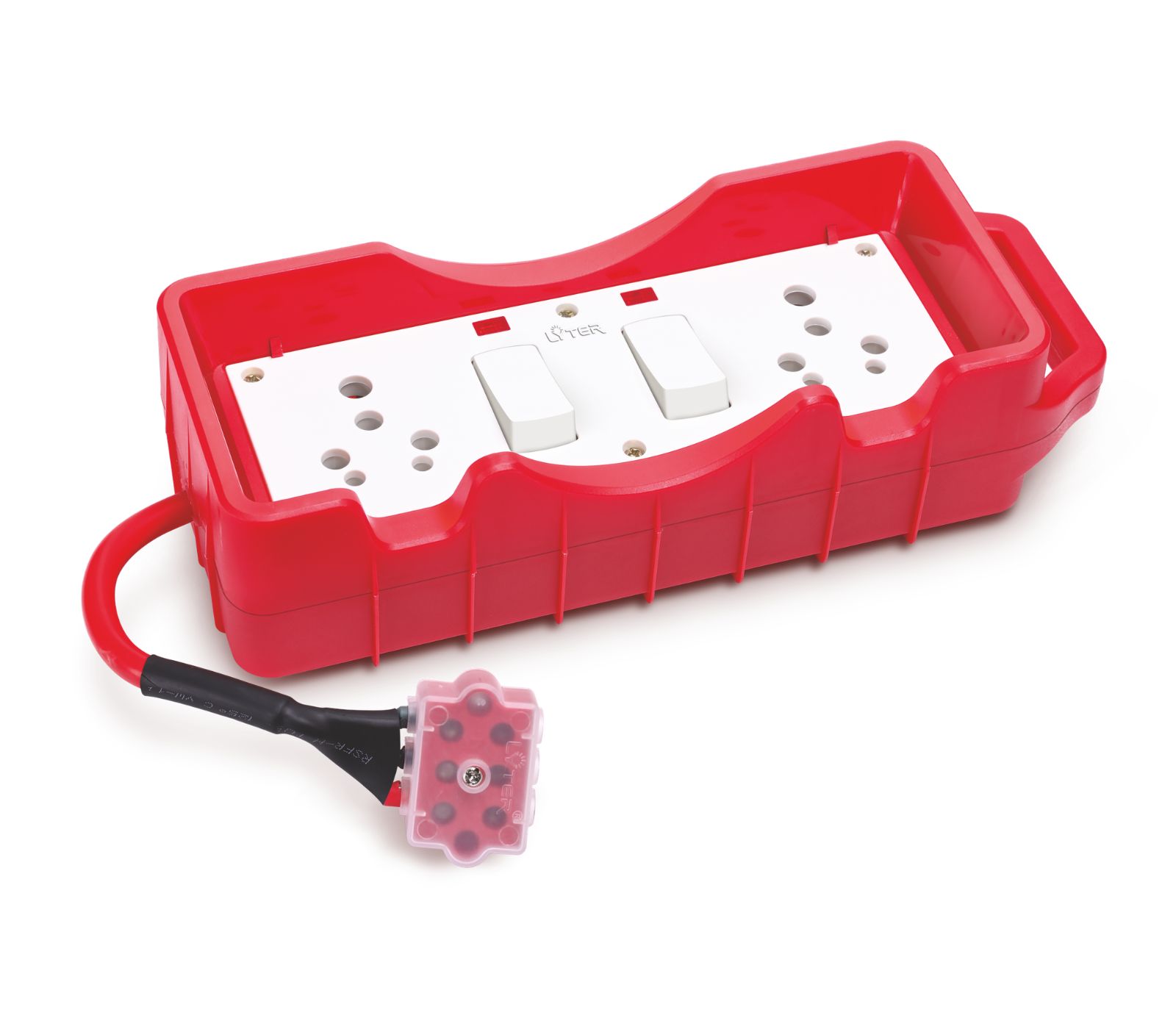 Turbo Plus SS Combine 6-16A Heavy Duty Power Strip with Connector BOX PACK