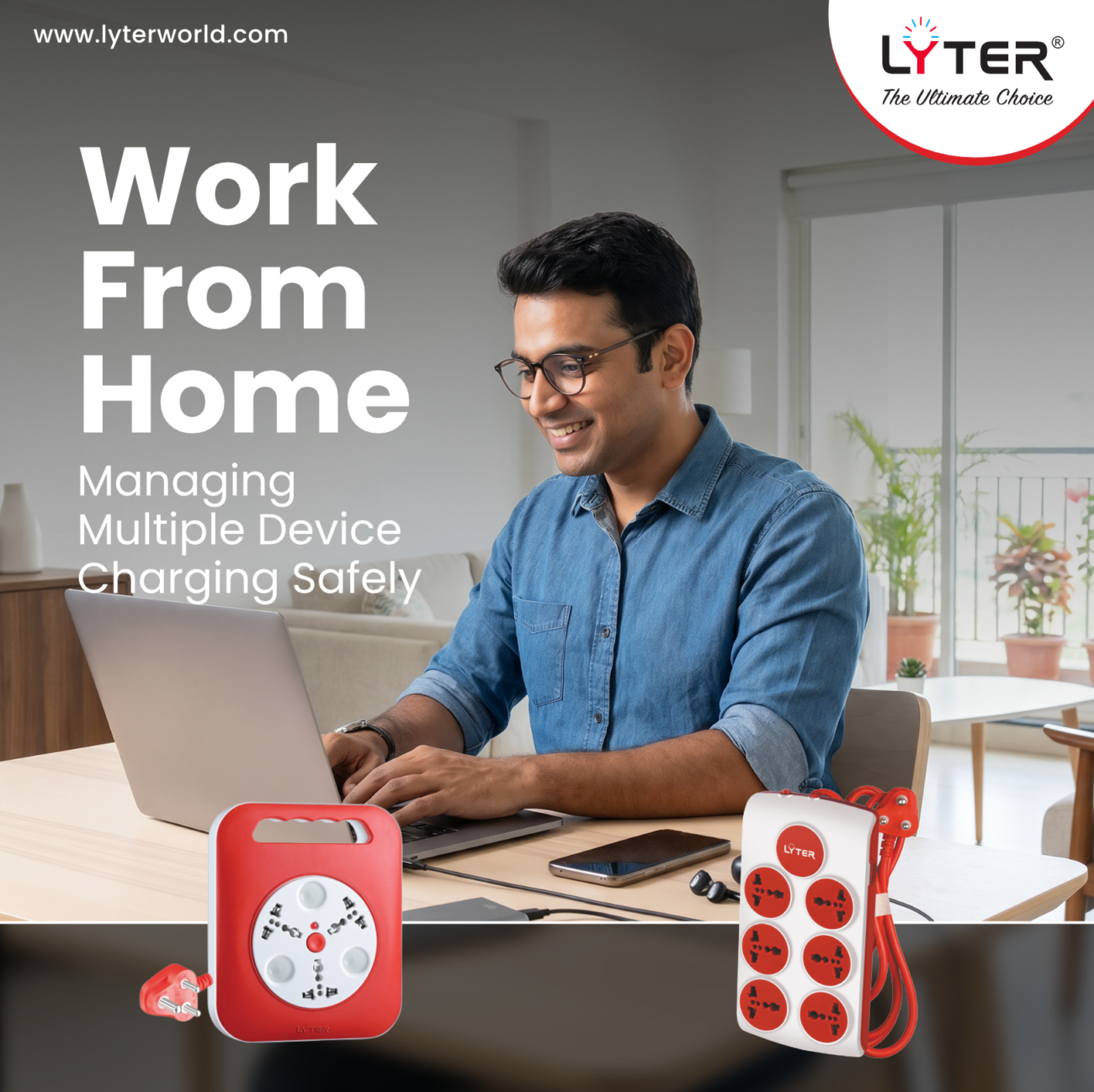 Work From Home: Managing Multiple Device Charging Safely